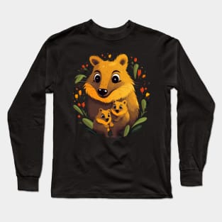 Quokka Fathers Day Long Sleeve T-Shirt